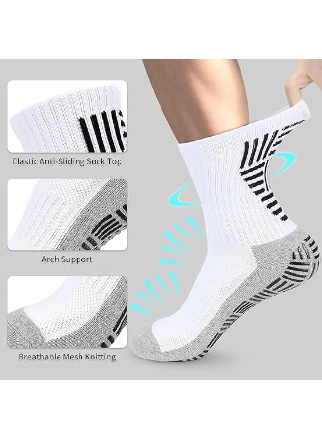 الجوارب المضادة للانزلاق ، 3 زوج من الجوارب المضادة للانزلاق ، جوارب رياضية المضادة للانزلاق ، جوارب كرة القدم المضادة للانزلاق ، جوارب كرة السلة تنفس النقطة - Image 4