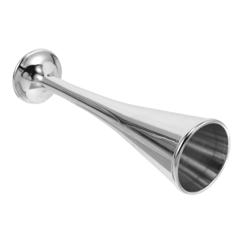 LABRIMP Fetal Heartbeat Stethoscope Silver Aluminum Alloy Pregnancy Sound Listening Horn Midwife Fetal Heart Sound Detector for Expecting Mothers - Image 1