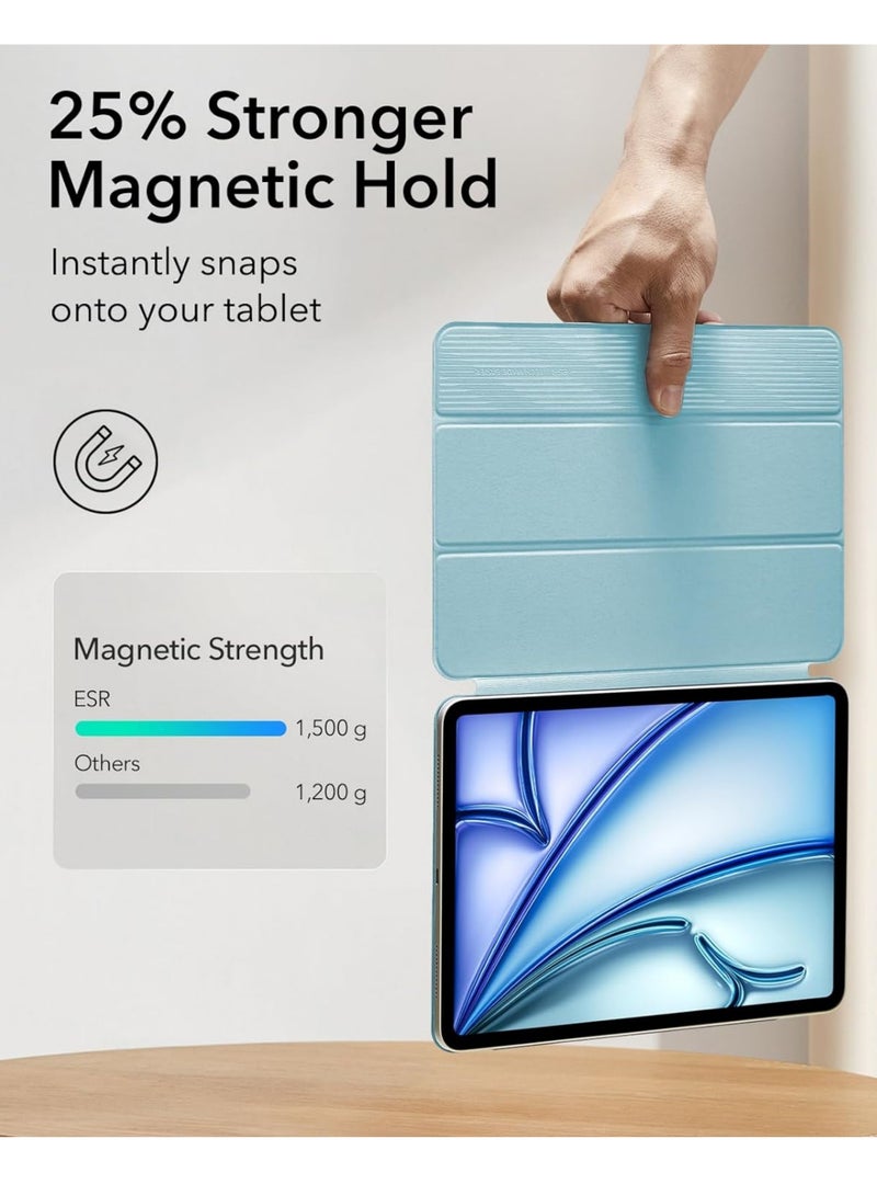 Rock Pow Case For iPad Pro 12.9 Case 12.9 Inch (2022/2021/2020, 6th/5th/4th Generation) Convenient Magnetic Attachment 2-Way Stand Full Pencil 2 Support Rebound Magnetic Case - Image 4