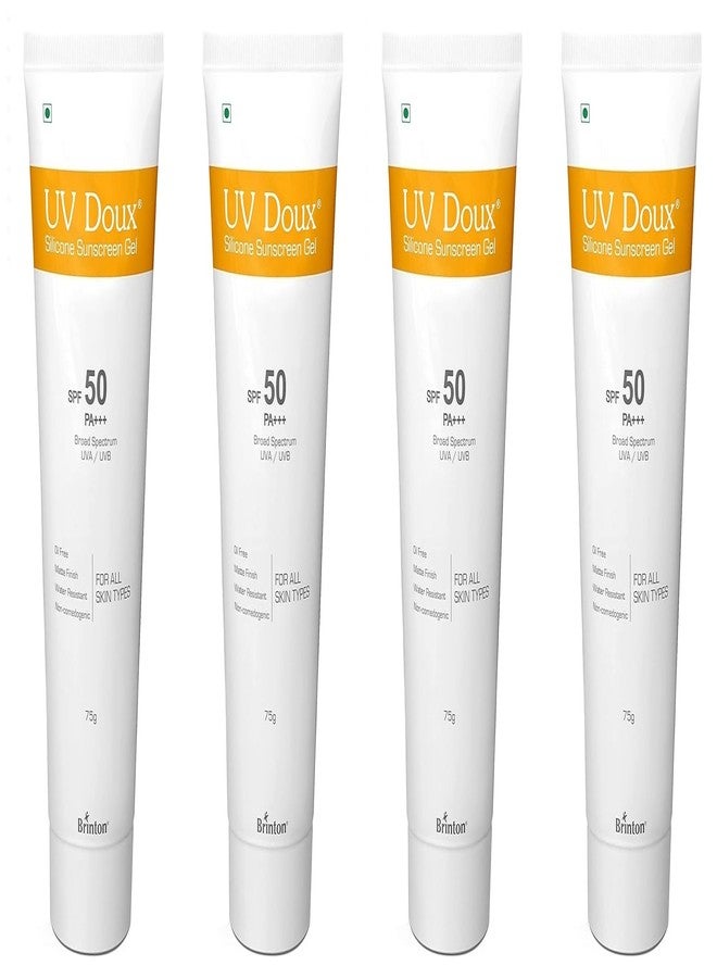 بريتون جل واقي من الشمس UV Doux بعامل حماية 50 PA+++ | حماية واسعة النطاق من الأشعة فوق البنفسجية UVA وUVB | لا يترك طبقة بيضاء | خالٍ من البنزين | معتمد من أطباء الجلدية | لا يسد المسام | مقاوم للماء | مناسب للبشرة الدهنية والمعرضة لحب الشباب والحساسة | 75 غرام × 4 - Image 2