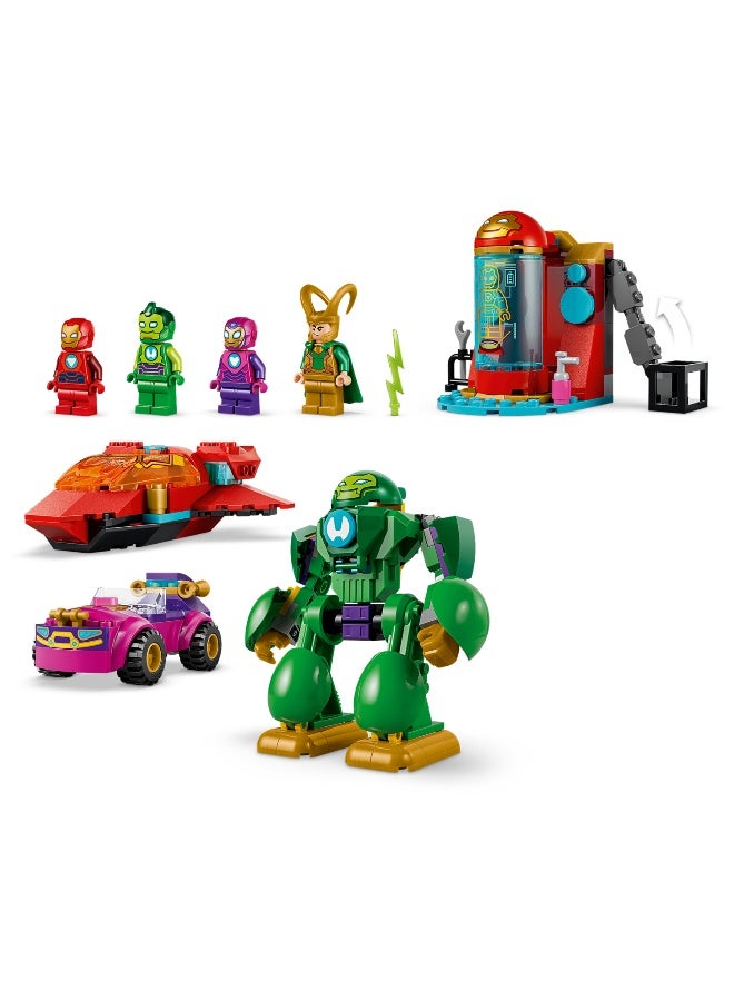 LEGO Marvel Iron Man and His Awesome Friends Loki vs. Team Iron Man 11211 Building Toy Set (80 Pieces) - Image 2