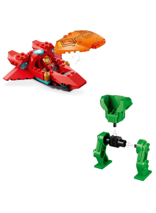 LEGO Marvel Iron Man and His Awesome Friends Loki vs. Team Iron Man 11211 Building Toy Set (80 Pieces) - Image 3
