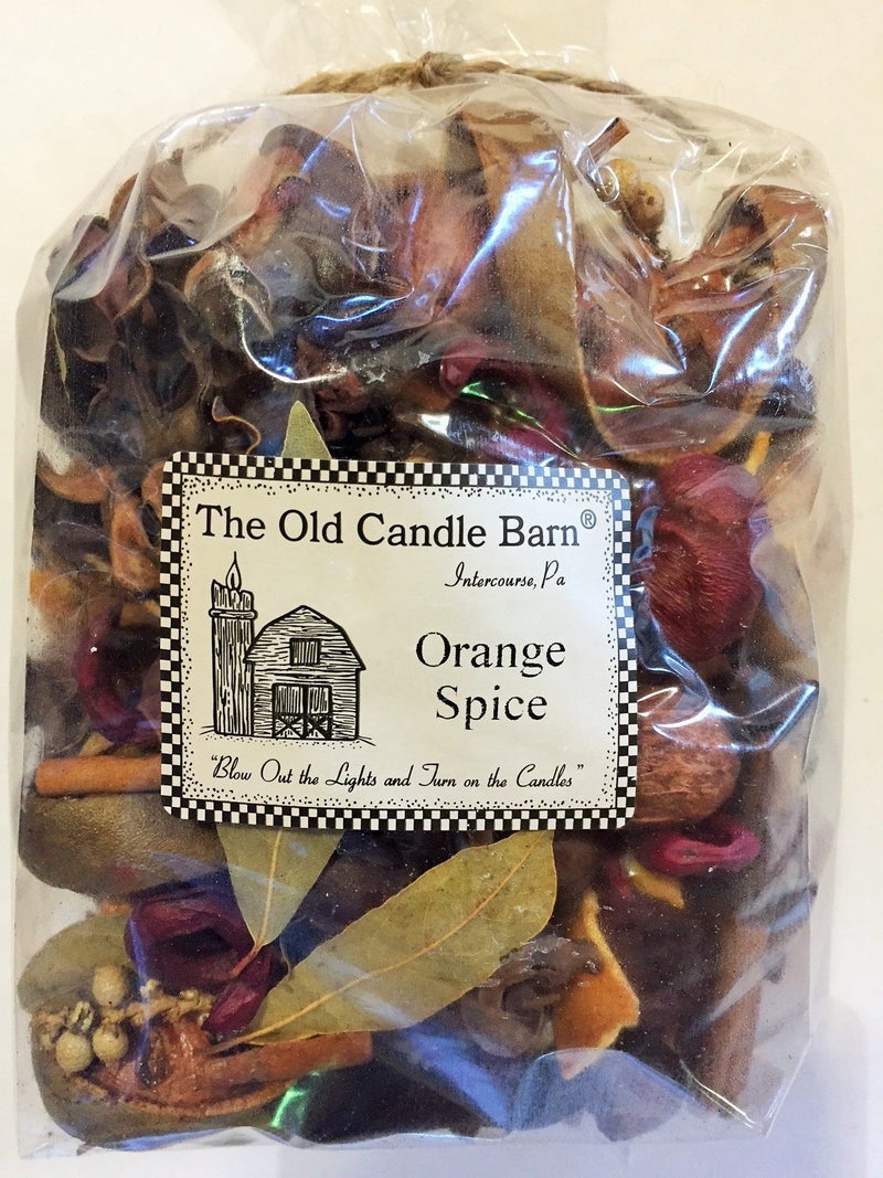 Old Candle Barn Old Candle Barn Orange Spice Large 8 Cup Bag  Perfect Home Decoration or Bowl Filler  Beautiful Orange Spice Scent 