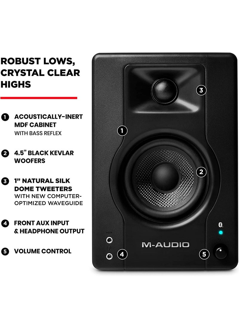 M-Audio M-Audio BX4 BT 4.5 inch Bluetooth Multimedia Monitors - Pair  - Image 3