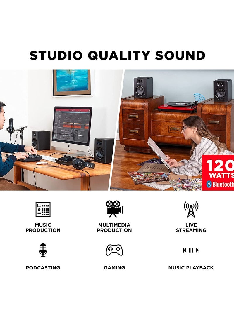 M-Audio M-Audio BX4 BT 4.5 inch Bluetooth Multimedia Monitors - Pair  - Image 2
