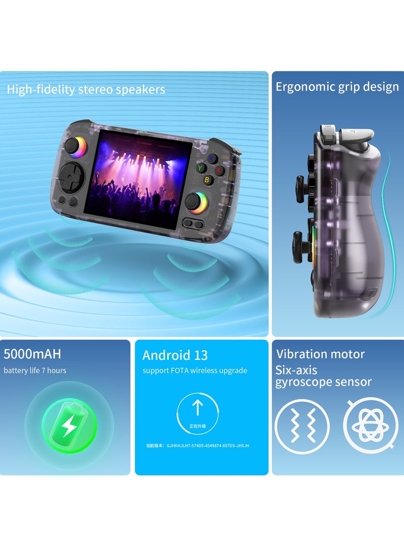 ANBERNIC  ANBERNIC RG406H Handheld Game Console Unisoc T820 Android 13 5000 mAh 4-inch IPS screen Large-angle 3D Hall Joystick Hall Rigger 5G WIFI Bluetooth Retro Video Players  - Image 3
