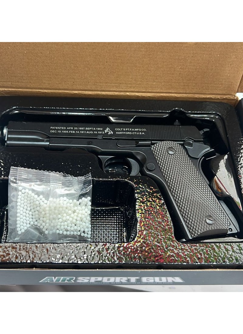 1911 Water Beads Full Metal Toy Gun 8mm  - Image 1