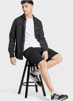 Adidas Small Logo French Terry Shorts  - Image 4