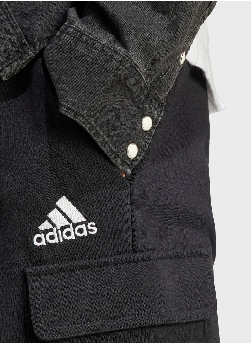 Adidas Small Logo French Terry Shorts