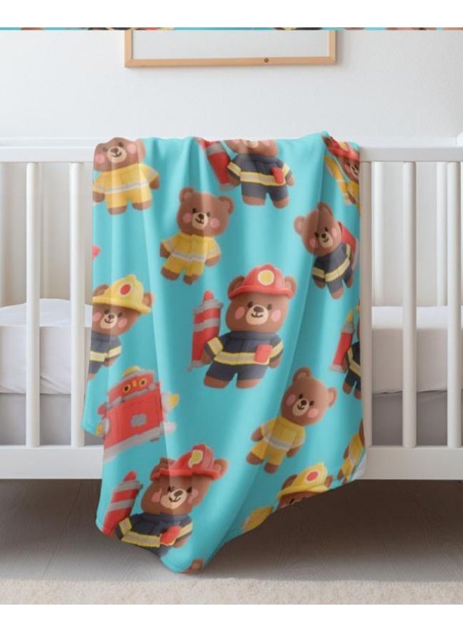 عام بطانية رقيقة من الفانيلا الكرتونية للأطفال أو الطلاب (دافئة ومريحة ومناسبة للنوم والألعاب) 100 سم * 150 سم - 4 - Image 3