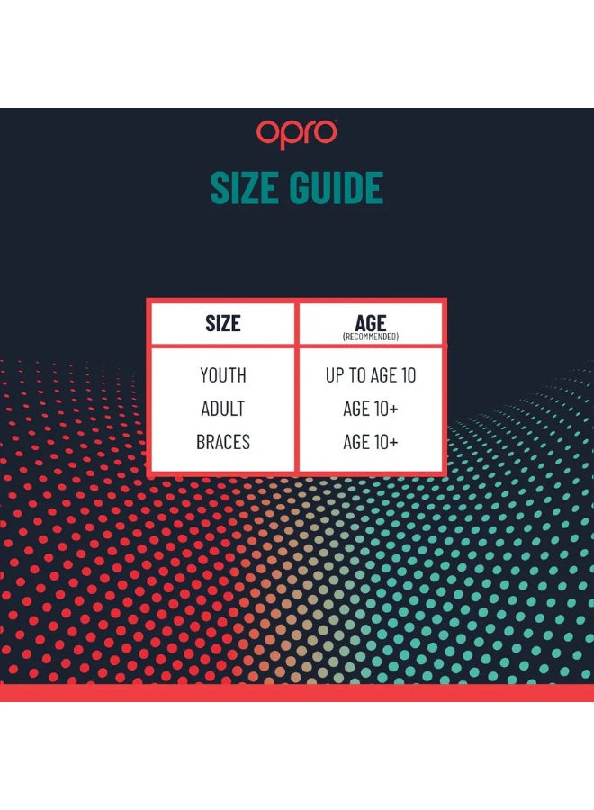 OPRO INSTANT CUSTOM FIT TEETH BLACK/SILVER/WHITE ADULT - Image 3