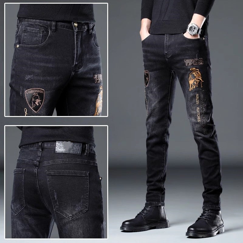 Unisex Casual Daily Denim Jeans - Image 1