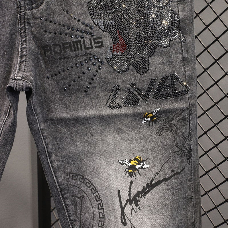 Unisex Casual Daily Denim Jeans - Image 4