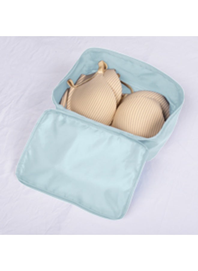 مجموعة منظمات حقائب السفر من باك كيوبز مع حقيبة أدوات الزينة، 7 قطع، أزرق فاتح، مقاس واحد - Image 4