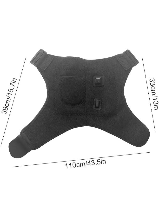 Bukela Heat Wrap for Neck and Shoulder,Heated Shoulder Strip for Neck Warmer with 3 Vibration Modes | Electric Heated Shoulder Strip for Shoulder, 45 Minutes Timing for Shoulders and Elbows - Image 5