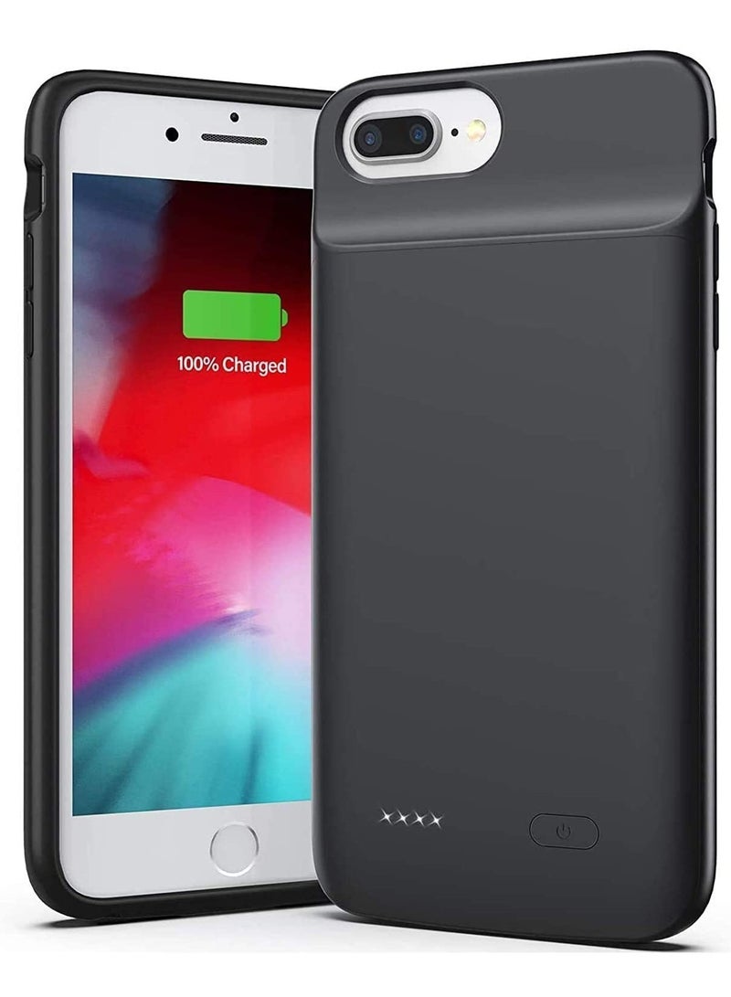 ELTRAZONE Battery case for iPhone - 6/7 / 8Plus (3200 mAh, Black) - Image 1