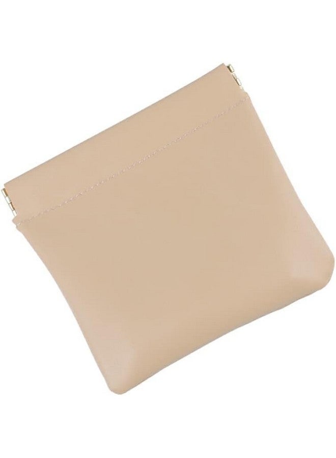 MGNLR Small Makeup Bag for Purse - Pocket Cosmetic Bag Squeeze Top, Lambskin Pocket Cosmetic Bag, Portable Make Up Bags Waterproof Mini Multifunctional Storage Bag Makeover Bag Travel Storage (1 PCS) - Image 1