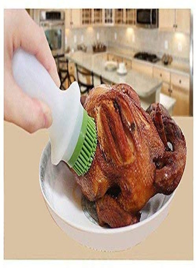 BIG CART Oil Spreader for dosa pan basting Brush Gadgets for Kitchen Oil applying Brush for Cooking Chefs basting Set Barbeque Brush Oil can with Brush - Image 4