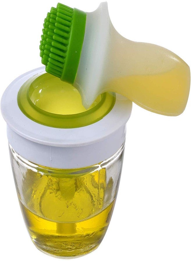 BIG CART Oil Spreader for dosa pan basting Brush Gadgets for Kitchen Oil applying Brush for Cooking Chefs basting Set Barbeque Brush Oil can with Brush - Image 1