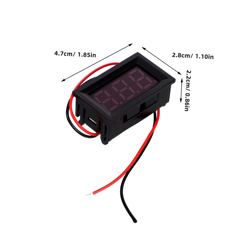 2pcs Mini LED Voltage Tester DC Digital Display For Monitor Panel - Image 3