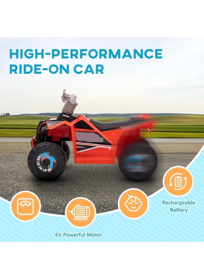 Rally Kids’ Electric Ride-On Car – 4WD, 6V Battery, Durable Wheels, Lights & Music – Suitable for Ages 2+ - Image 2