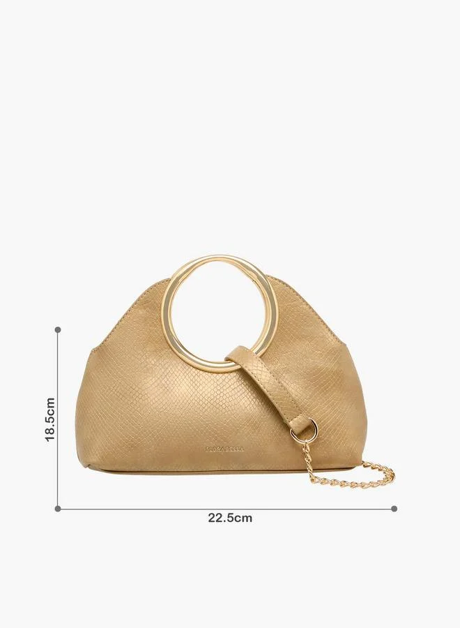 فلورا بيلا من شو إكسبرس حقيبة فلورا بيلا كروس بودي بنقوش مع حزام سلسلة قابل للفصل