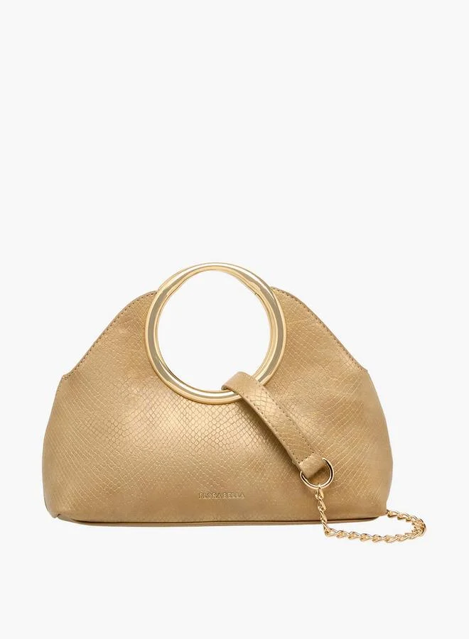 فلورا بيلا من شو إكسبرس حقيبة فلورا بيلا كروس بودي بنقوش مع حزام سلسلة قابل للفصل