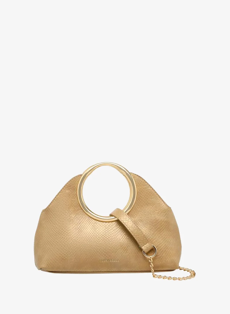 Flora Bella Textured Crossbody Bag with Detachable Chain Strap