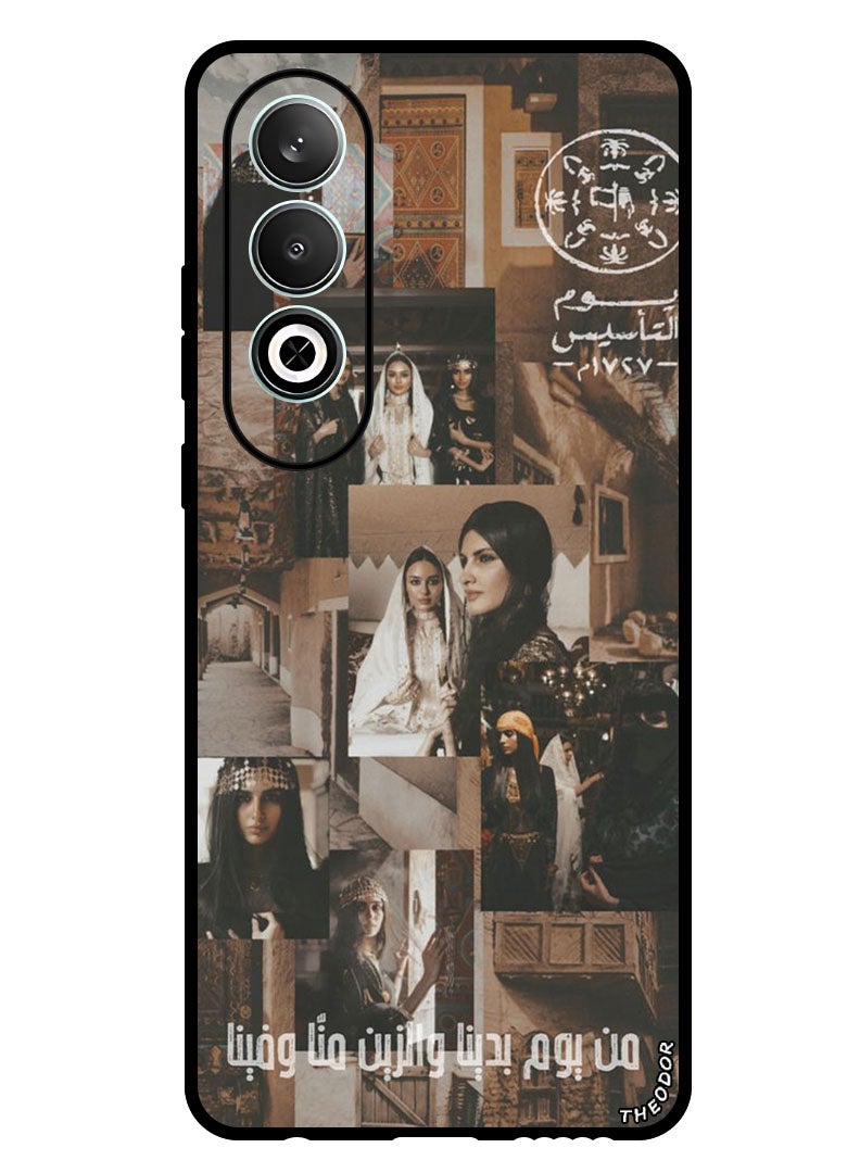 Theodor Protective Case Anti Scratch Shock Proof Bumper Cover For Oppo K12 Arabic star - Image 1