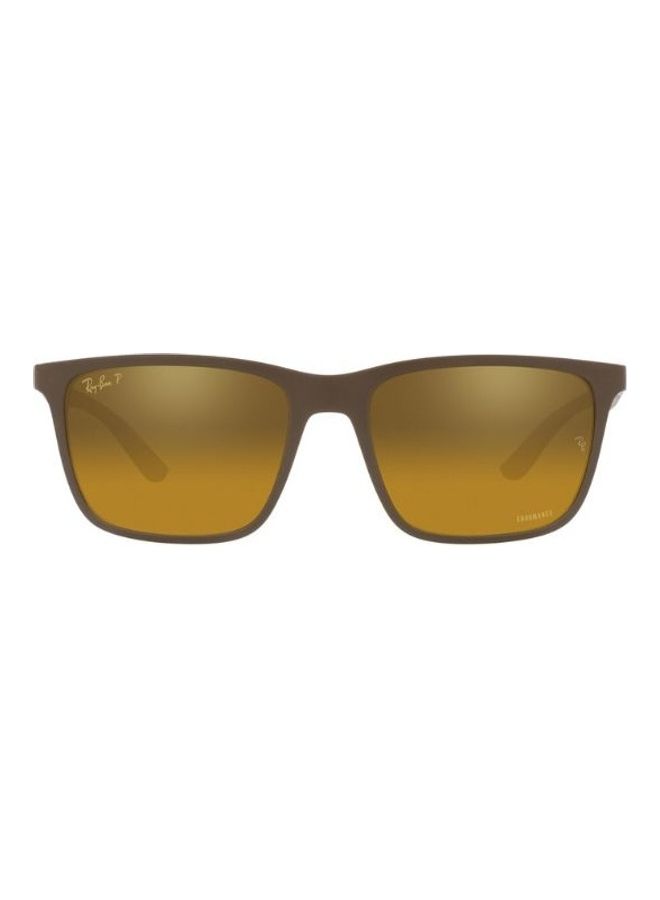 Ray-Ban Men Polarized Full Rim Sunglasses - RB4385 - Lens Size: 58 Mm - Image 1
