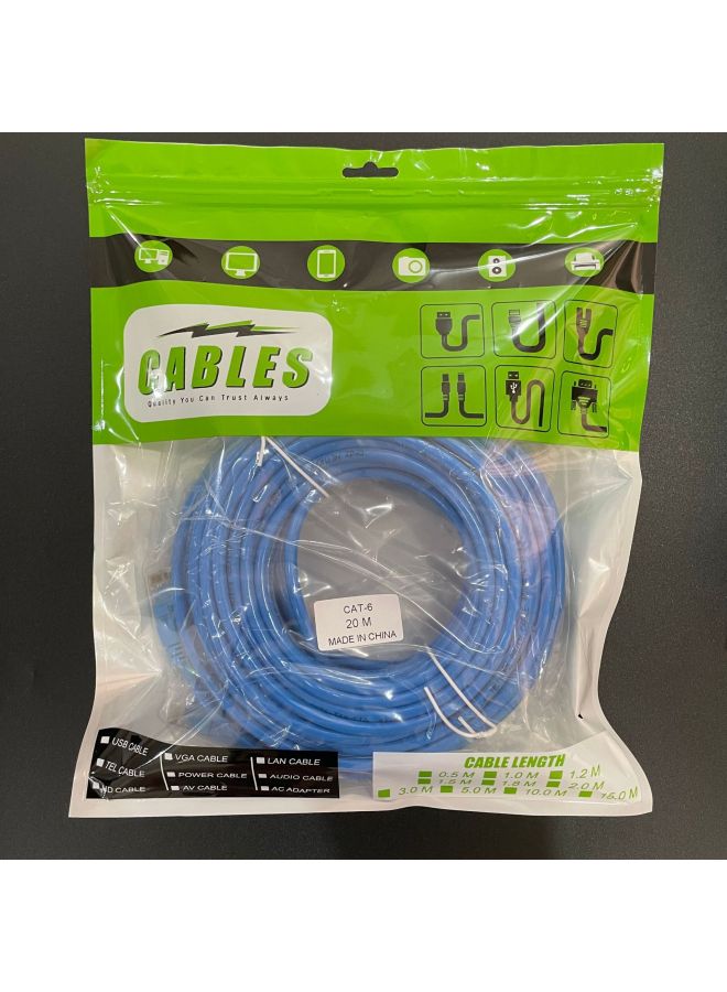 Super Class 6 Network Cable Gigabit Network Cable Routing Jumper Computer Finished Network Cable Indoor And Outdoor High-speed Broadband Line 15 Meters-Color:pure White-Line Length:30 Meters - Image 4