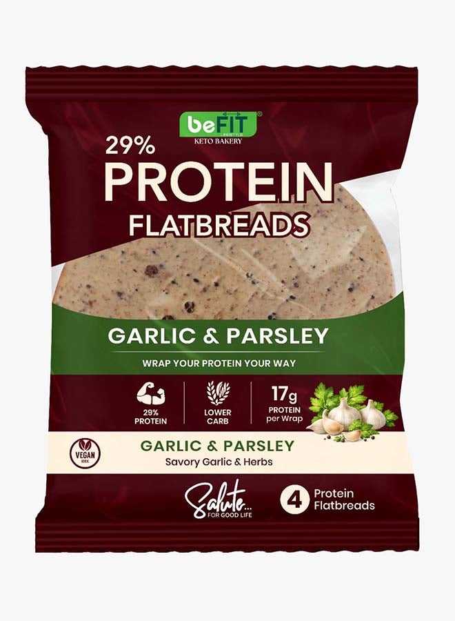 BeFit Garlic & Parsley Protein Flat Bread - Image 1