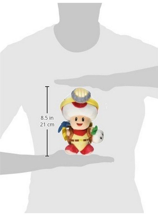 Little Buddy - Super Mario Bros. Captain Toad Standing Pose Stuffed Plush, 9""", Multicolored (1409) - Image 1