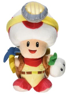 Little Buddy Super Mario Bros. Captain Toad Standing Pose Stuffed Plush, 9""", Multicolored (1409)  - Image 2