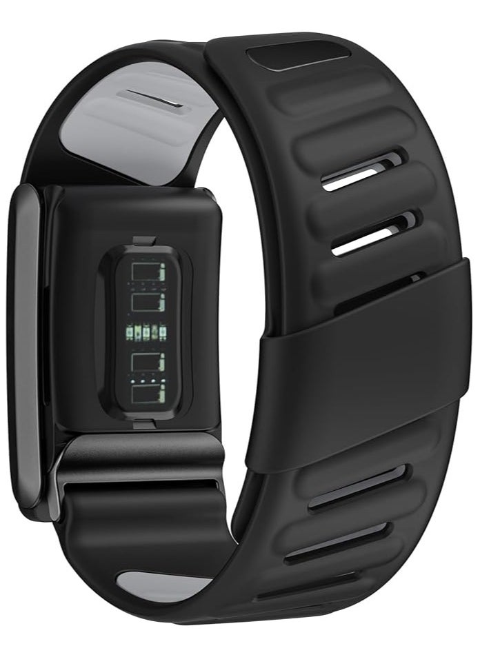 TEMPO Comfort Durable Silicone Wristband Compatible with WHOOP 4.0 Band, Soft Silicone Sports Loop Strap for Men & Women, with U Shaped Connector  - Image 3