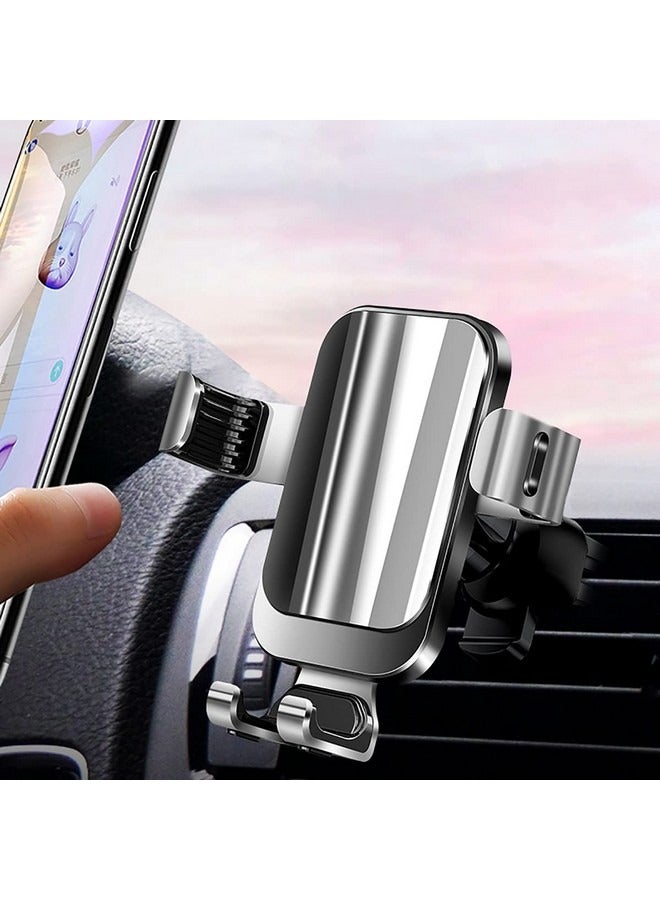 Beauenty Mobile phone holder for car ventilation, car vent holder, mobile phone navigation holder, universal dashboard, car phone holder, hands-free anti-vibration car air outlet phone holder, 360° rotation, black - Image 5