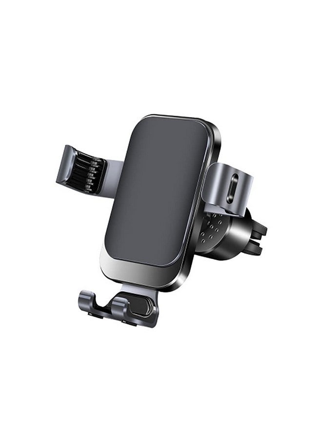 Beauenty Mobile phone holder for car ventilation, car vent holder, mobile phone navigation holder, universal dashboard, car phone holder, hands-free anti-vibration car air outlet phone holder, 360° rotation, black - Image 1