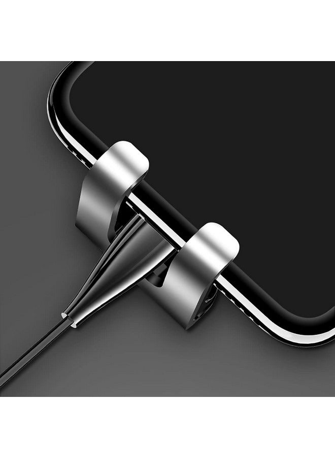 Beauenty Mobile phone holder for car ventilation, car vent holder, mobile phone navigation holder, universal dashboard, car phone holder, hands-free anti-vibration car air outlet phone holder, 360° rotation, black - Image 4