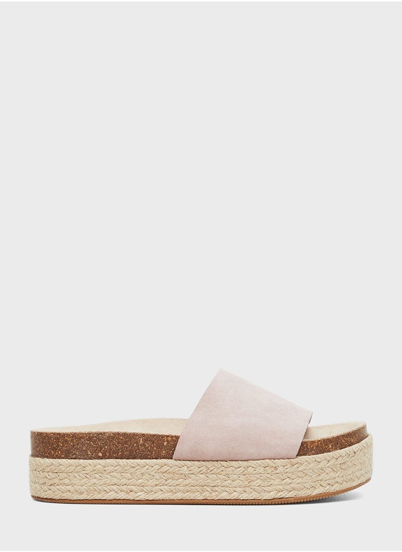 MANGO - Kids Platform Sandals - Image 1
