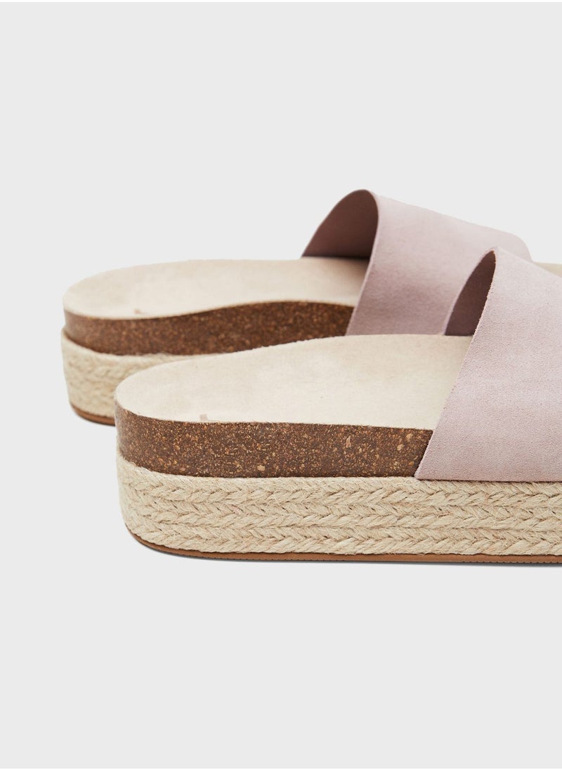 MANGO - Kids Platform Sandals - Image 1