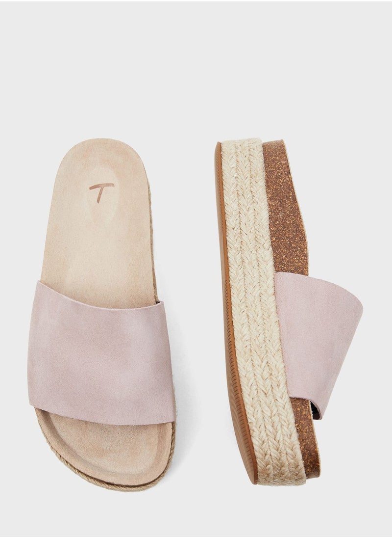 MANGO - Kids Platform Sandals - Image 1