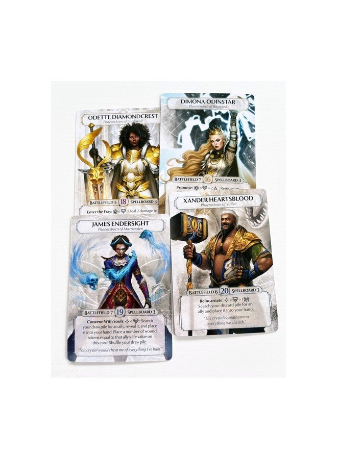 بلايد هات جيمز Ashes Reborn: Red Rains Siege of Lordswall Expansion Decks - مجموعة Phoenixborn & Chimera ل 1-2 لاعبين ، من سن 14+ - تتطلب Corpse of Viros & Master Set - Image 3