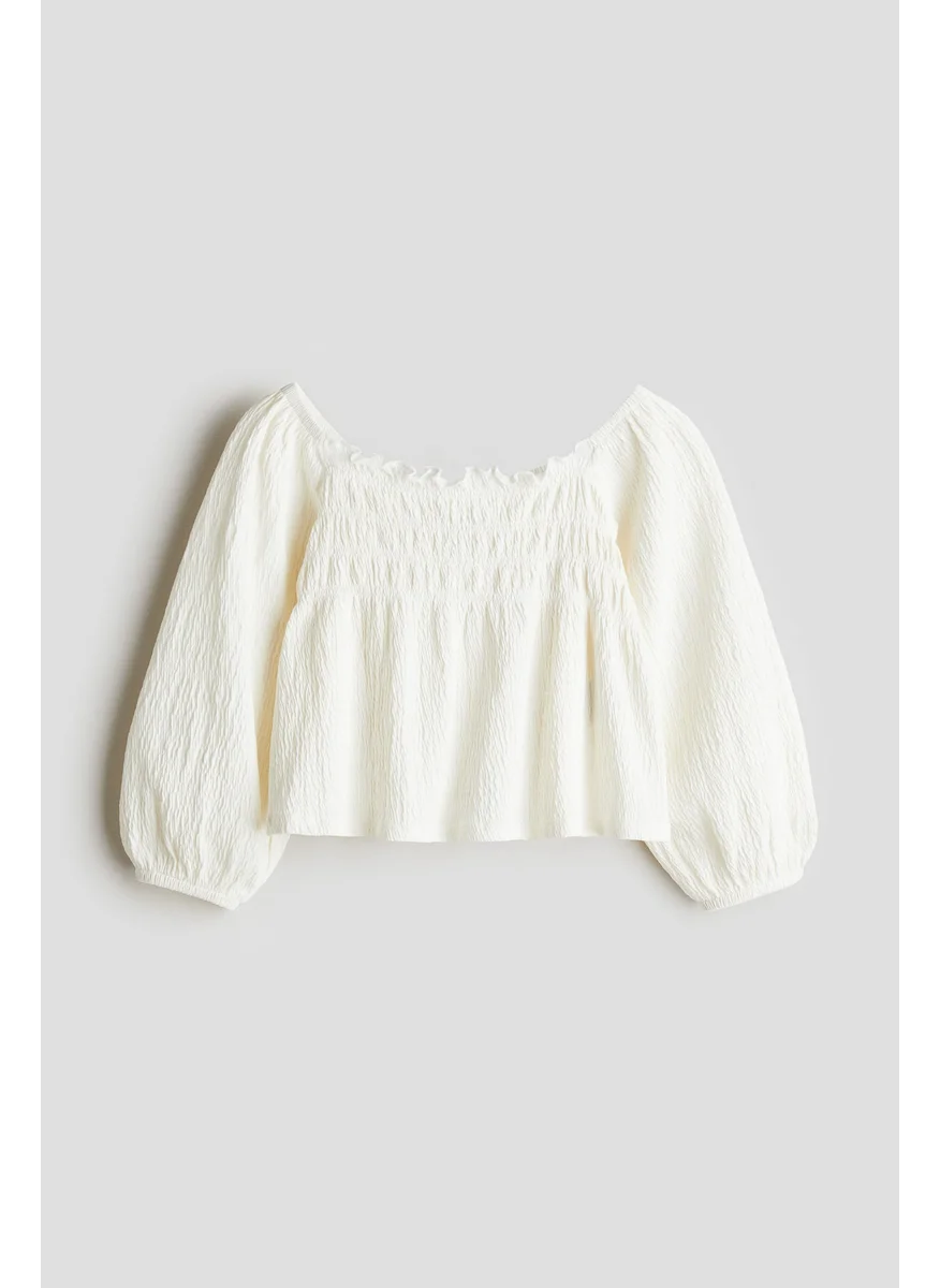 H&M Smocked Blouse
