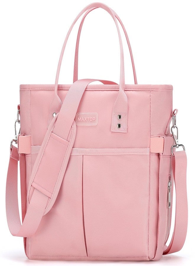 MAXTOP Lunch Bag Women for Work Insulated Thermal Lunch Box with Wide-Open Pocket Reusable Leakproof Cooler Bags with Removable Shoulder Strap for Teacher Nurse Office Picnic Travel Pink - Image 1
