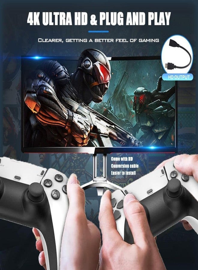 SSR 2025 Wireless TV Game Console Stick 4K，Retro Game Stick with Built-in 9+ Emulators, 20,000+ Games, 4k Hdmi Output & 2.4GHz Wireless Controller, Retro Game Emulators, TV Video Games(64G) - Image 3