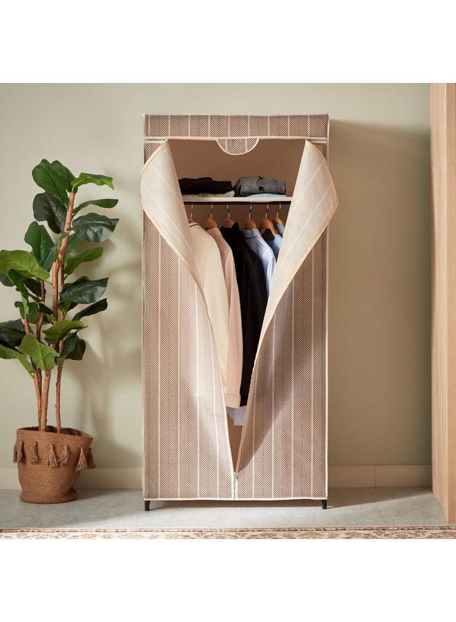 هوم بوكس خزانة ملابس محمولة من Ebase مع إغلاق بسحاب - Image 3
