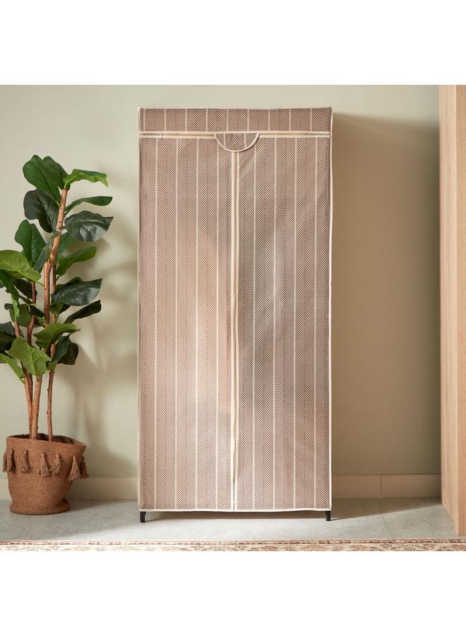 هوم بوكس خزانة ملابس محمولة من Ebase مع إغلاق بسحاب - Image 2