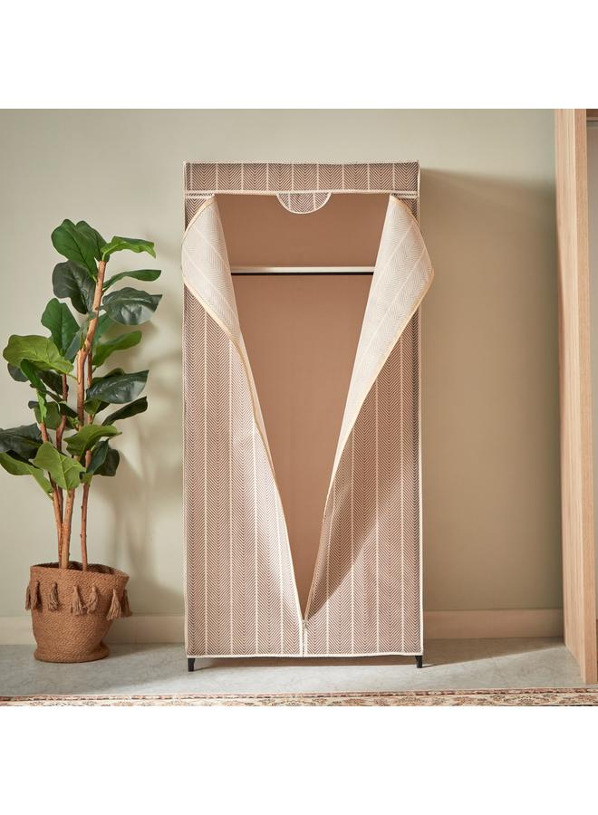 هوم بوكس خزانة ملابس محمولة من Ebase مع إغلاق بسحاب - Image 4