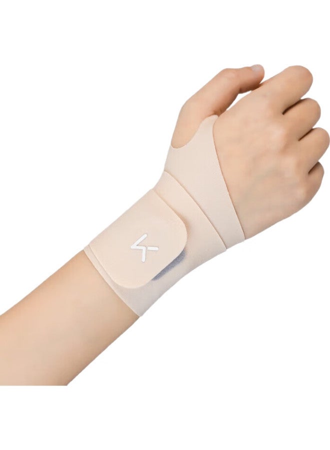 Keep Wrist Guard Thin Fitness Sports Wrist Support For Badminton, Volleyball, Tendonitis, Bench Press, Yellow, 2-Pack - Image 2