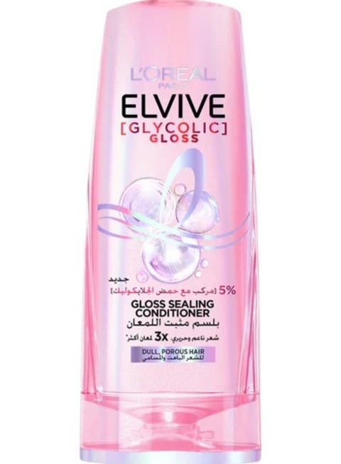 Loreal Paris Elvive Glycolic Gloss  Conditioner For Dull ,Porous Hair- 360 Ml